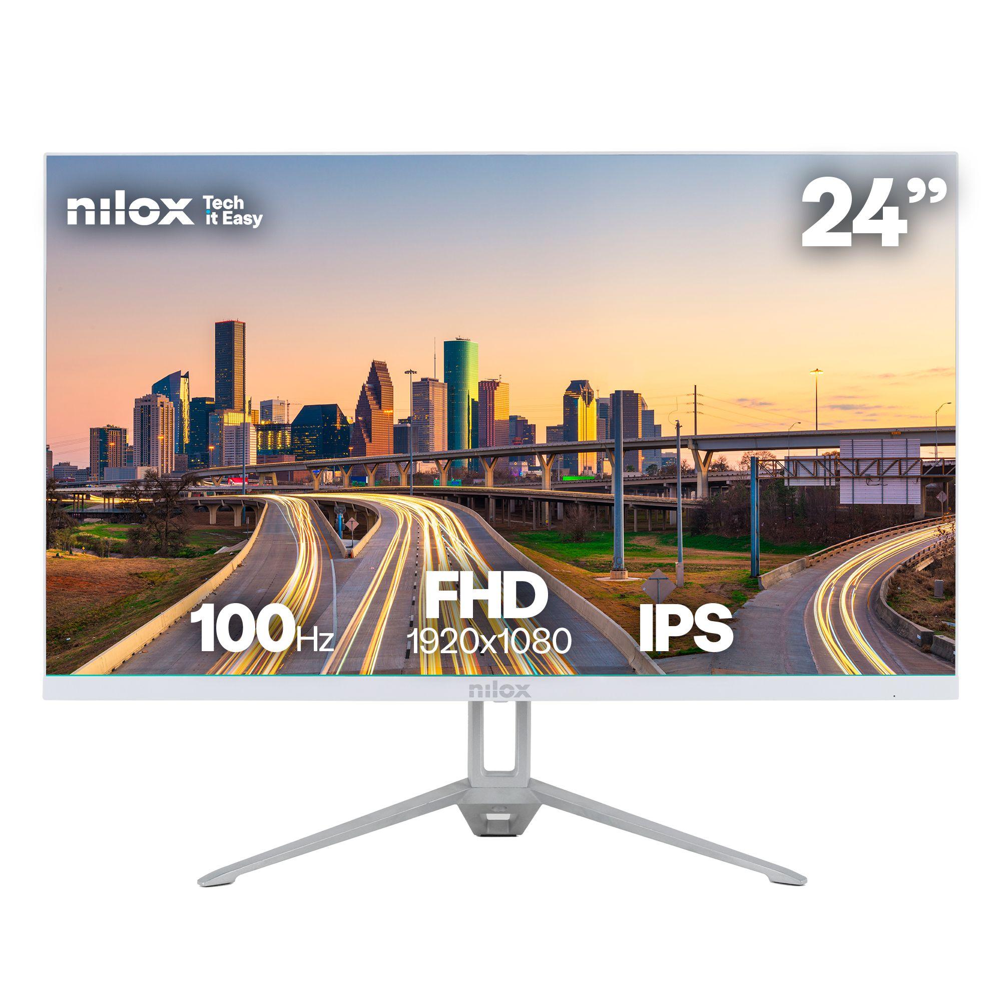 Monitor NILOX NXM24FHD100W (23,8" - Fast IPS - 100 Hz - Branco)