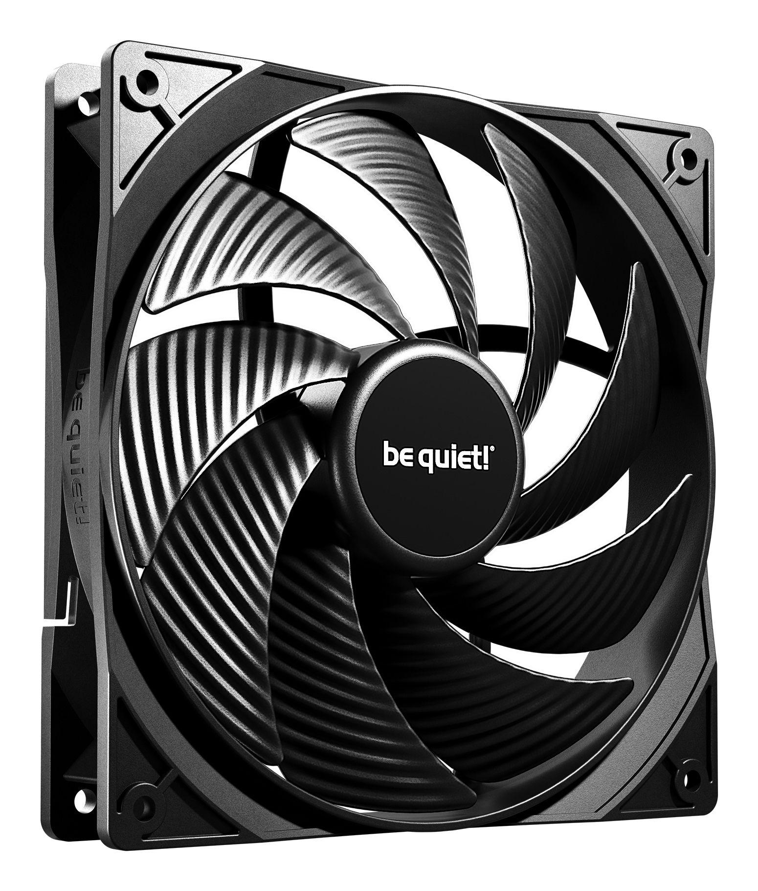 Ventoinha para Caixa de PC BE QUIET! Pure Wings 3 140mm PWM high-speed (6 W - Preto)