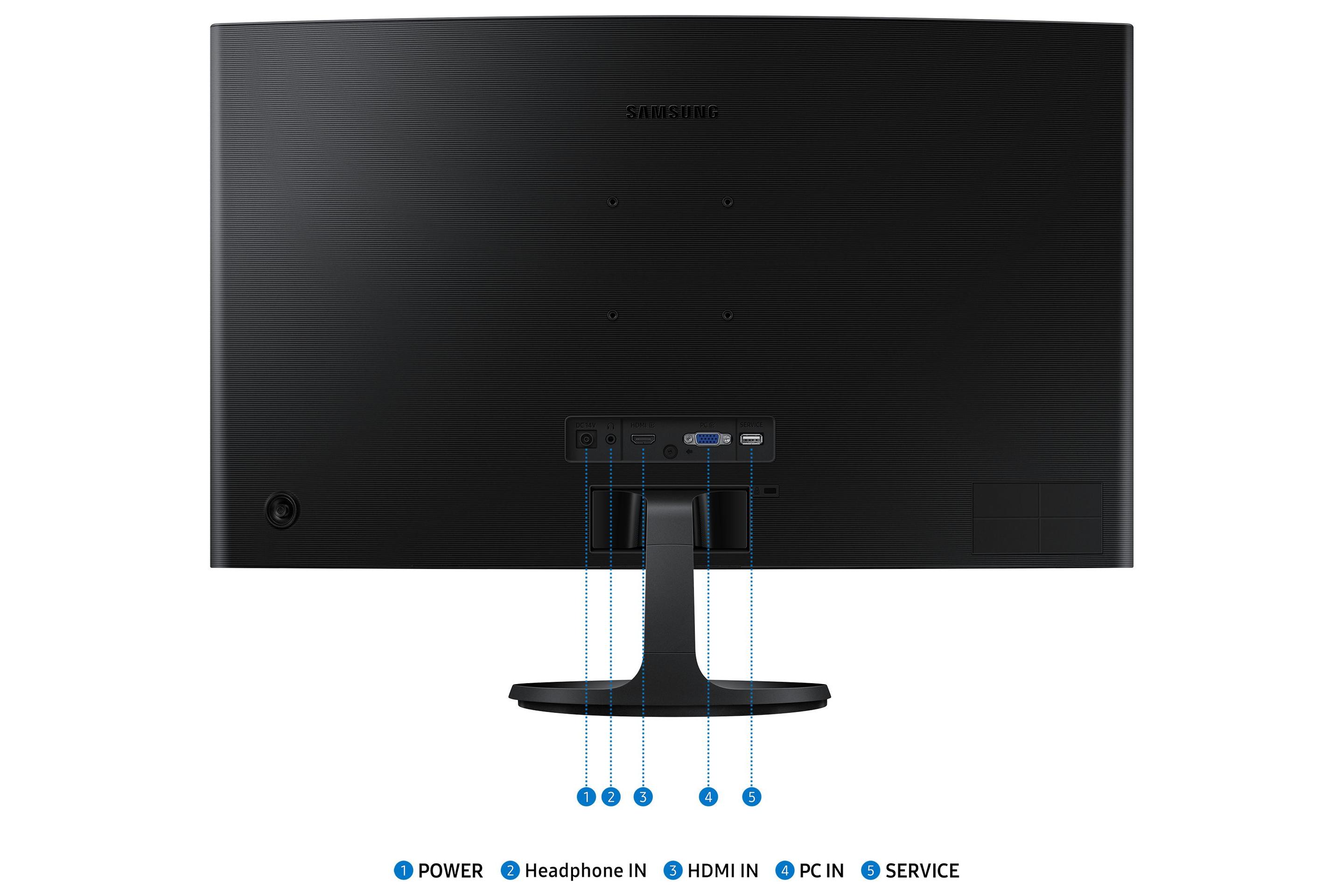 Monitor SAMSUNG S36GD LS27D364GAUXEN (27" Full HD - 100 Hz - Curvo - Preto) — miniatura 6