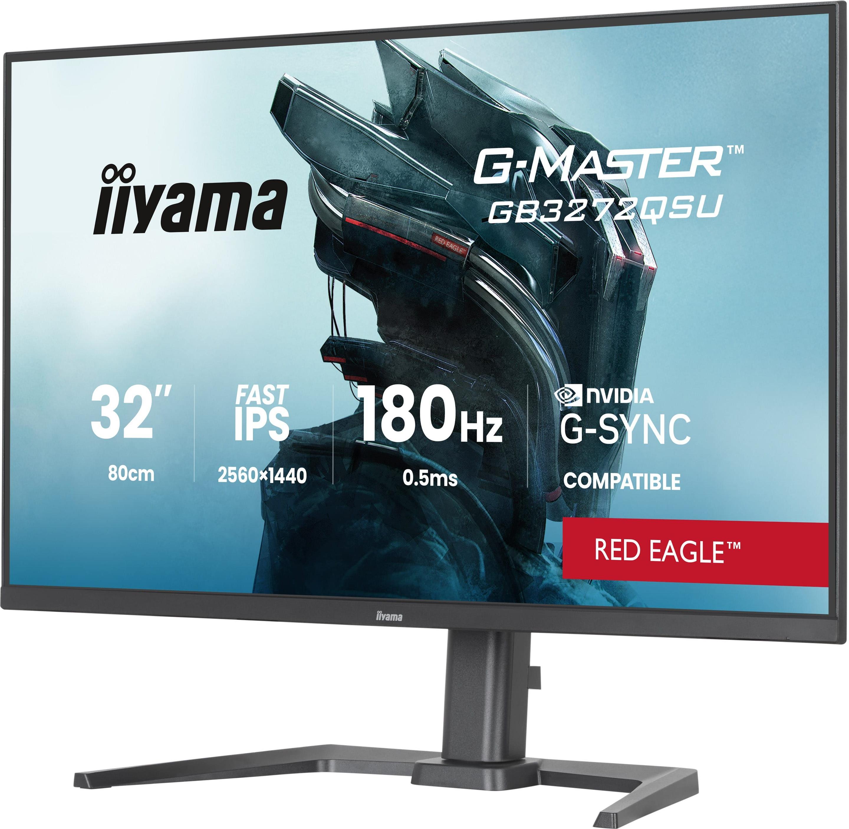 Monitor IIYAMA G-MASTER GB3272QSU-B1 (31,5" - Fast IPS - 180 Hz - Preto), miniatura 2