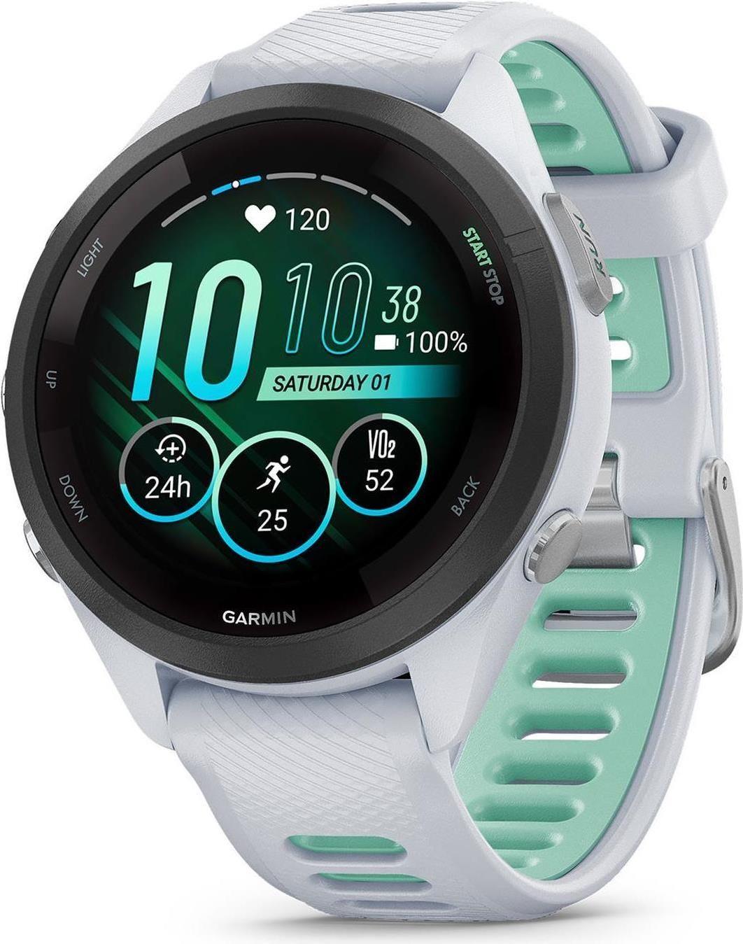 Smartwatch GARMIN Forerunner 265S (AMOLED 1,1" - GPS - Branco)