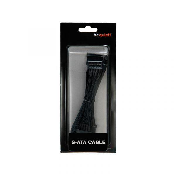 Cabo de Alimentação SATA BE QUIET! BC024 (600 mm - Preto) — miniatura 2