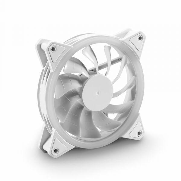 Ventoinha de Caixa SHARKOON SHARK Blades PWM RGB (RGB multicolorida - 1,8 W - Branco), miniatura 3
