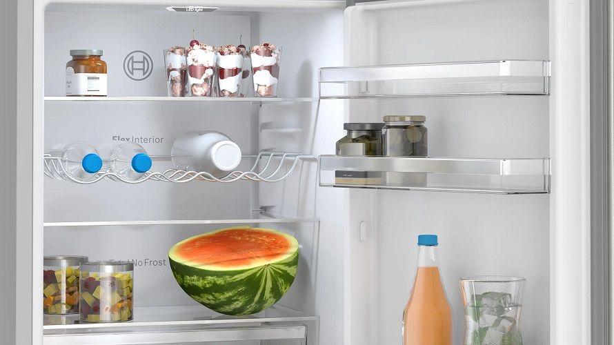 Frigorífico Combinado Independente BOSCH KGN362ICF (321 l - 186x60x66,5 cm - 60 cm - Aço inoxidável), miniatura 3