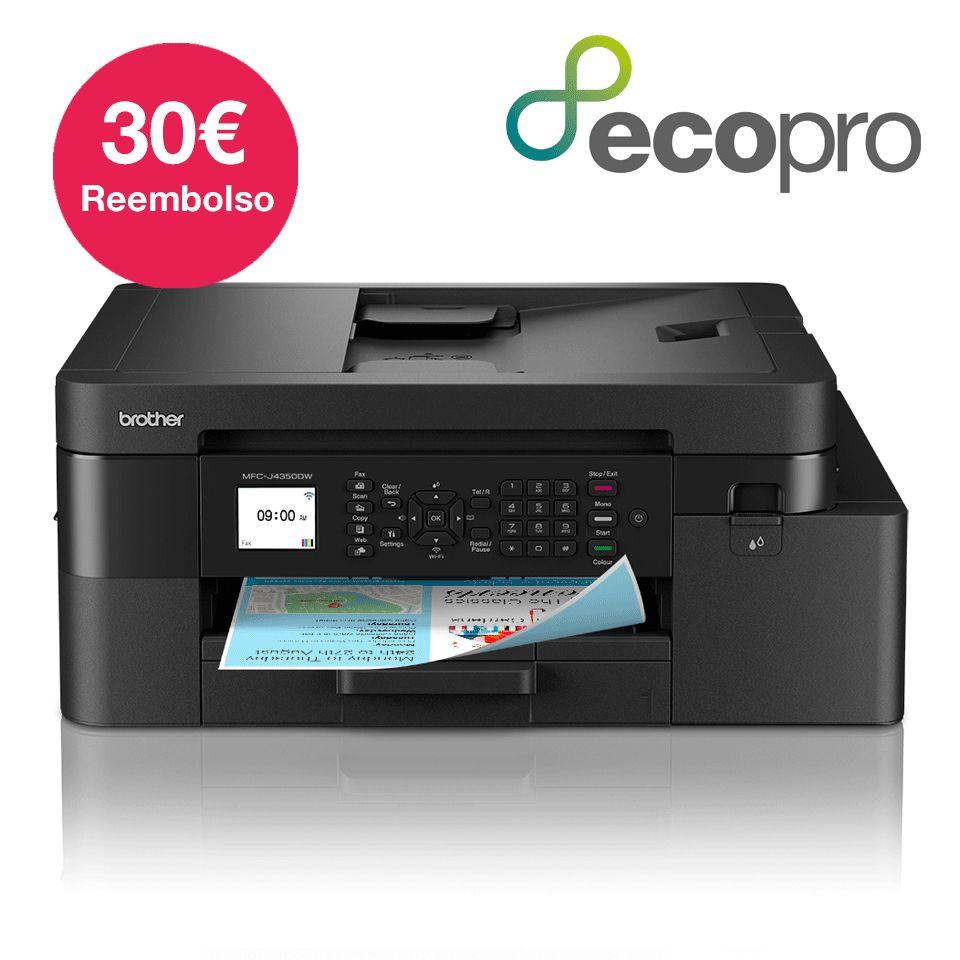 Impressora Multifunções BROTHER MFC-J4350DW (A4 - Impressão a cores - 150 folhas - Preto), miniatura 8