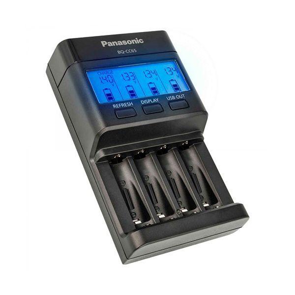 Carregador de Pilhas PANASONIC BQ-CC65E (USB-A - Pilhas recarregáveis AA e AAA - Preto) — miniatura 2
