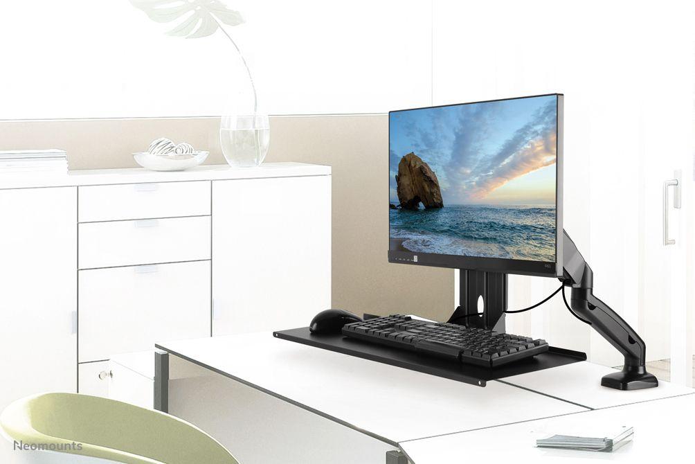 Suporte de Teclado e Rato NEOMOUNTS KEYB-V200BLACK (VESA 75 x 75 mm e 100 x 100 mm - Preto), miniatura 7