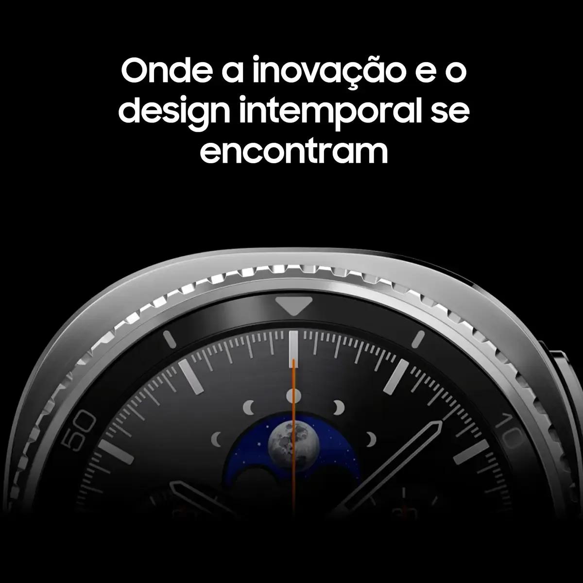 Smartwatch SAMSUNG Galaxy Watch8 Classic L505 (Redondo - Wear OS - Exynos W1000 - Branco) — miniatura 3
