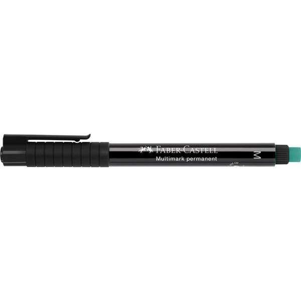 Marcador Permanente FABER-CASTELL Multimark (Preto)