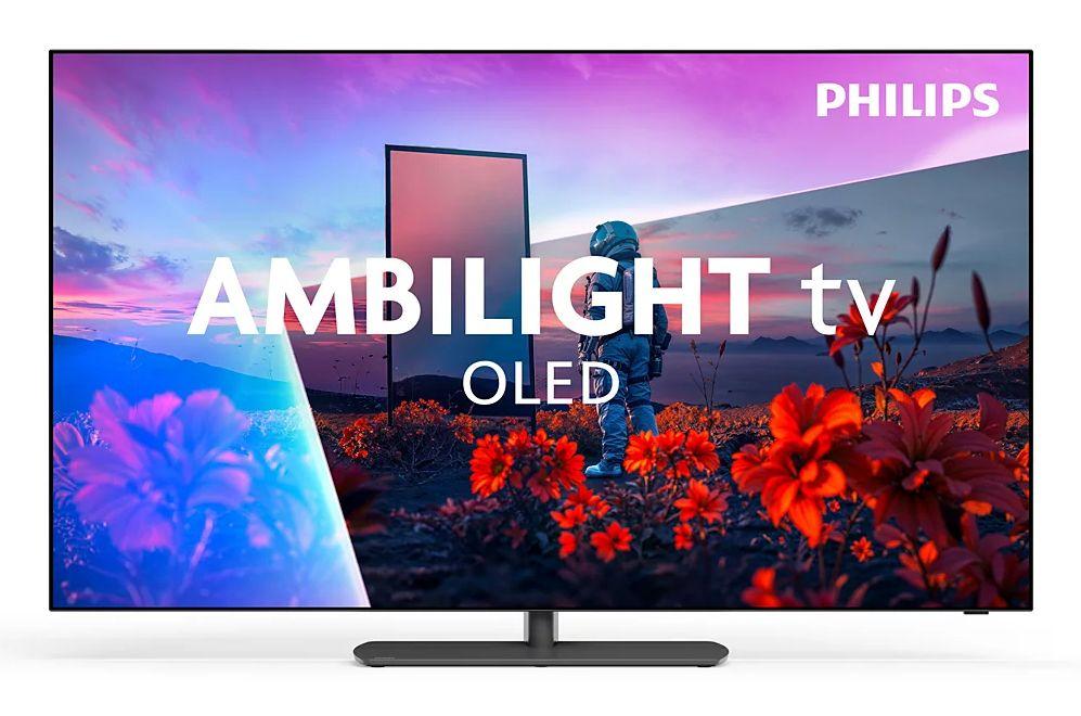 Televisor PHILIPS 48OLED811/12 (48" - OLED - 120 Hz nativos - Cinzento)
