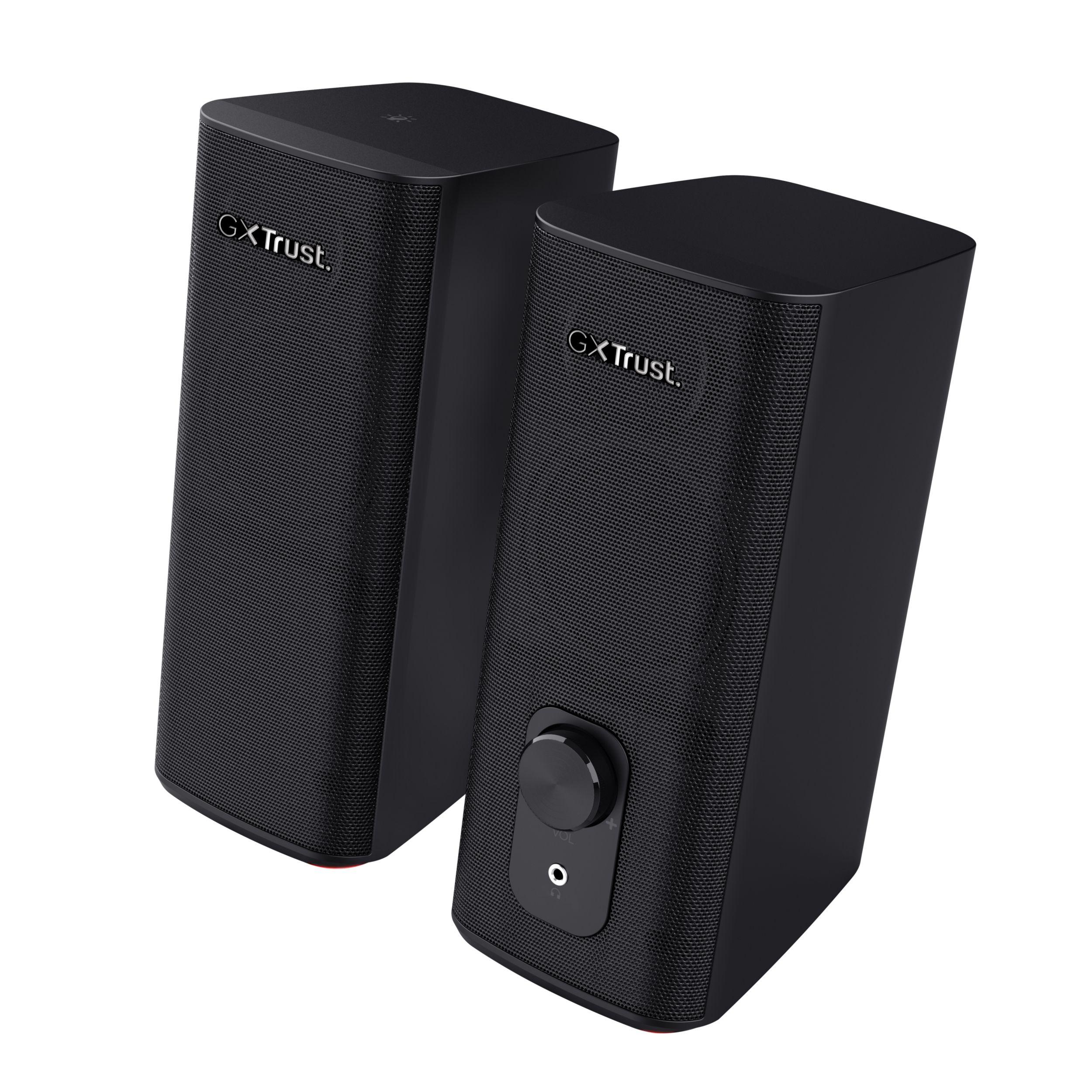 Colunas Gaming TRUST GXT 612 Cetic (Com fios e sem fios - 18 W - 2.0 canais - Preto), miniatura 4