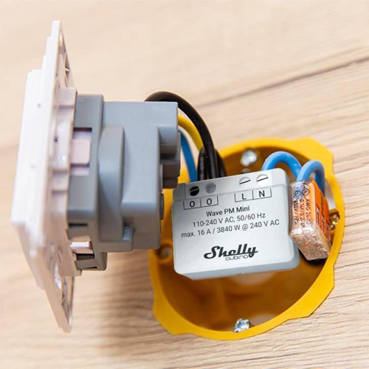 Medidor de Energia SHELLY Wave PM Mini (Plástico - Cinzento), miniatura 5