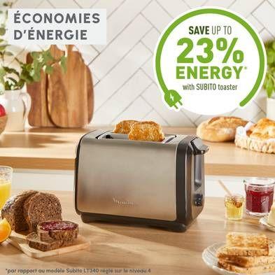 Torradeira MOULINEX LT5S0DE0 Subito 5 (1200 W - Aço inoxidável - Altura 19,3 cm - Preto e Inox) — miniatura 4