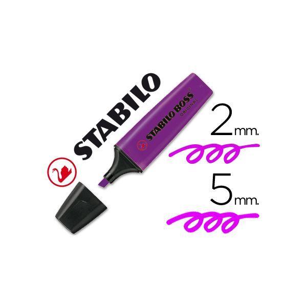 Marcador Fluorescente STABILO BOSS ORIGINAL 70/55 (Lavanda), miniatura 2