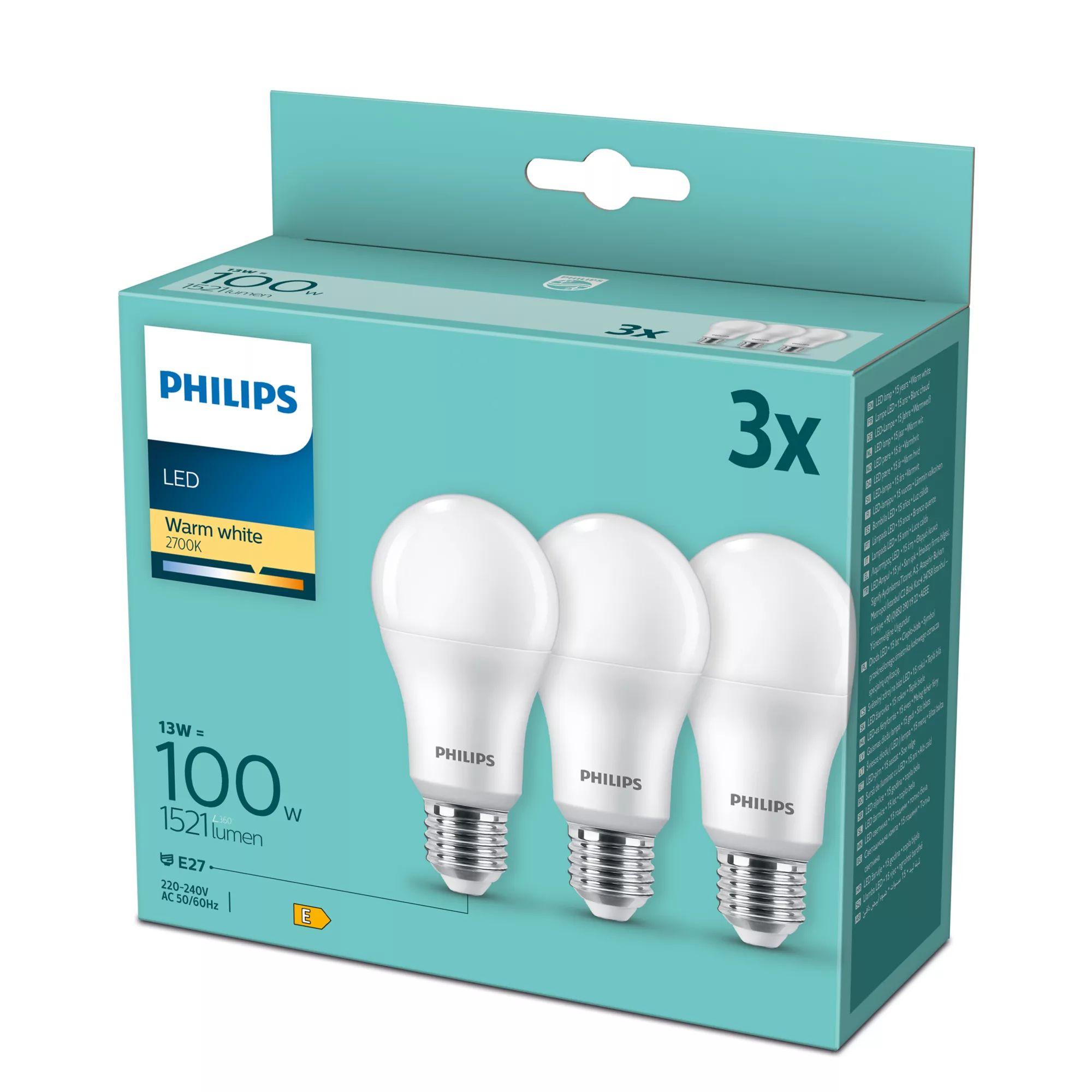 Lâmpada LED PHILIPS 929002306803 (Plástico - Pack de 3) — miniatura 2