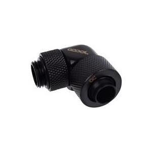 União de Compressão 90° Rotativa ALPHACOOL Eiszapfen 17230 (13/10 mm - Rosca G1/4 - Preto)
