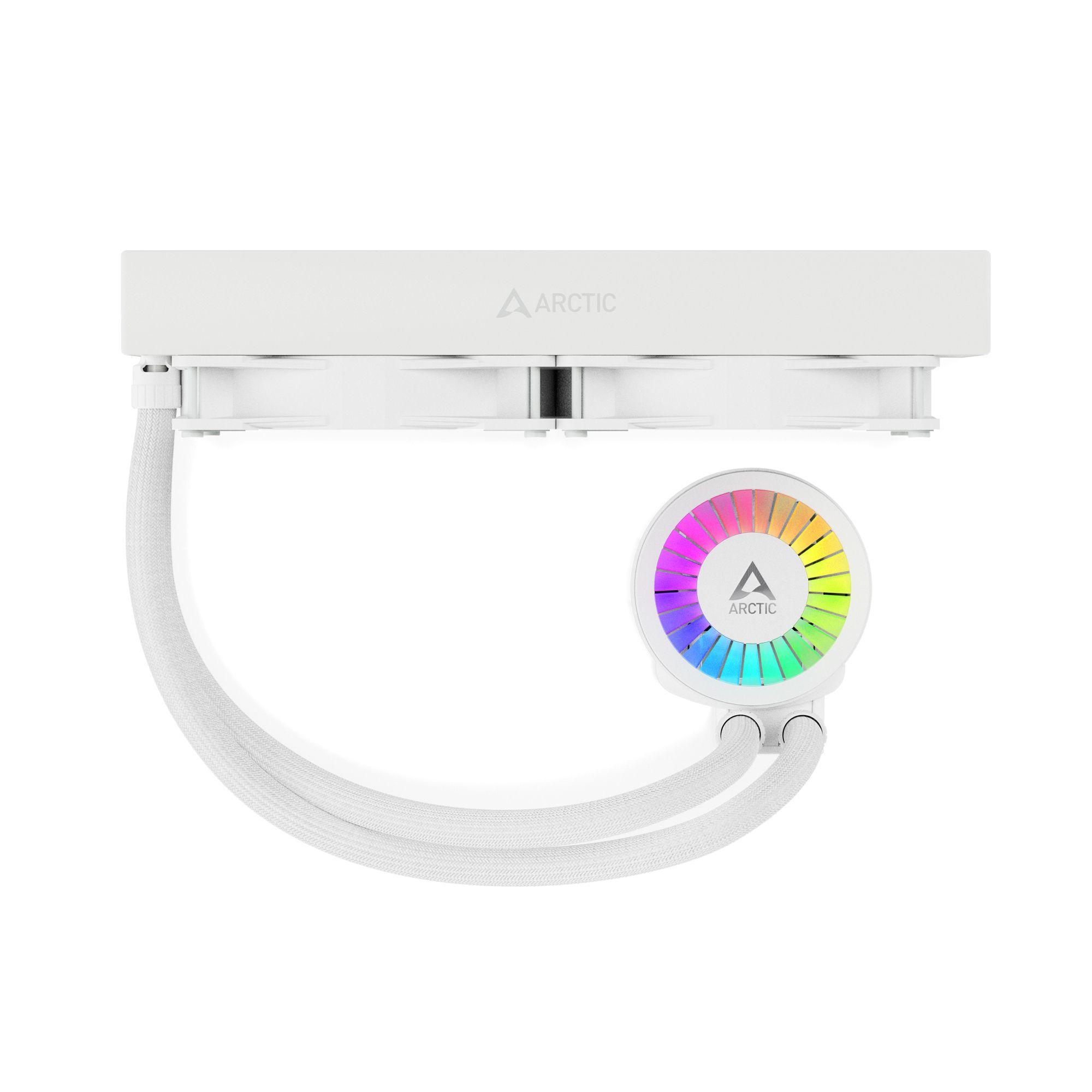 Sistema de Refrigeração Líquida ARCTIC Liquid Freezer III 280 A-RGB (14 cm - 2 ventoinhas - 1900 RPM - Branco) — miniatura 3