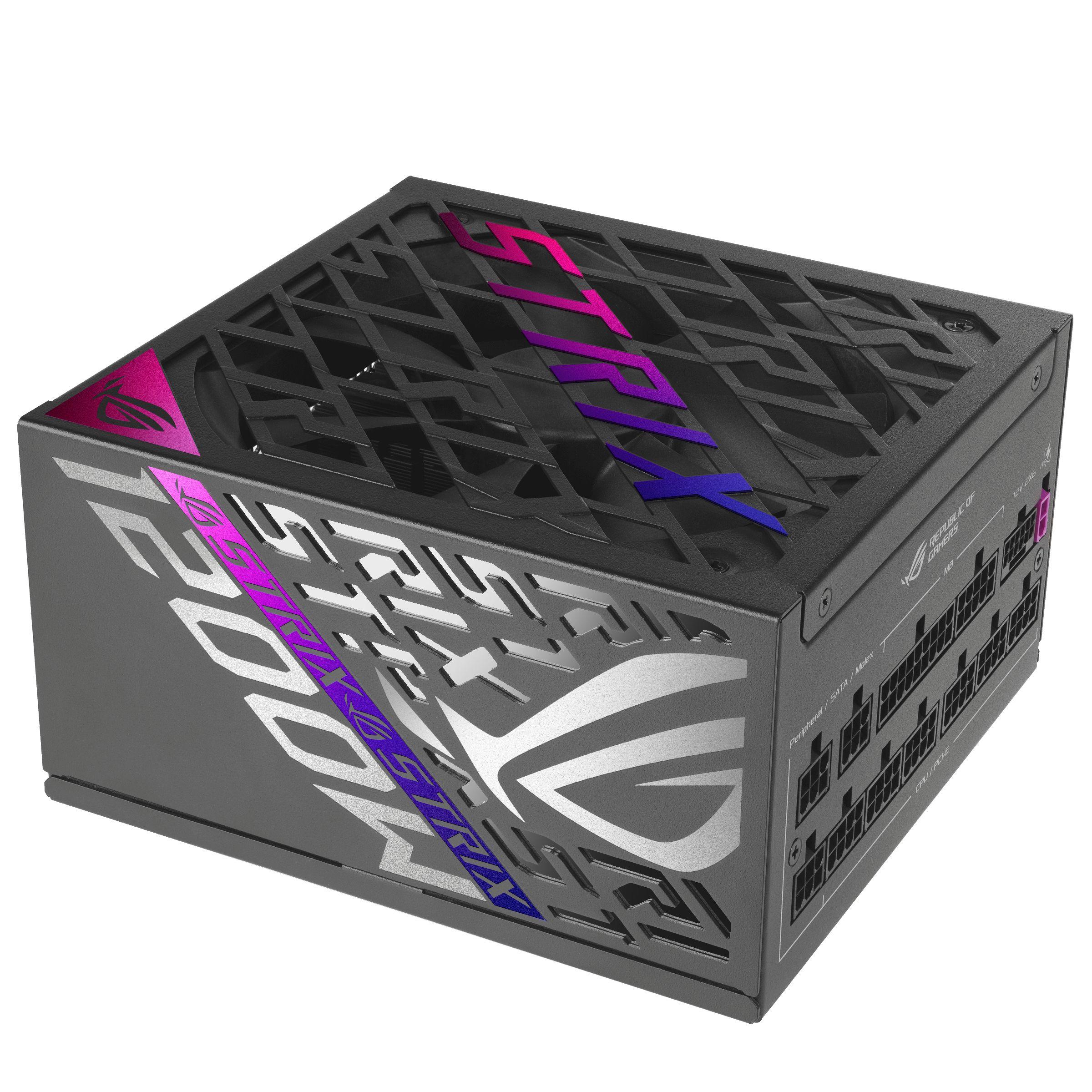 Fonte de Alimentação ASUS ROG Strix 1200P Gaming (ATX - 1200 W - 80 Plus Platinum - Preto)