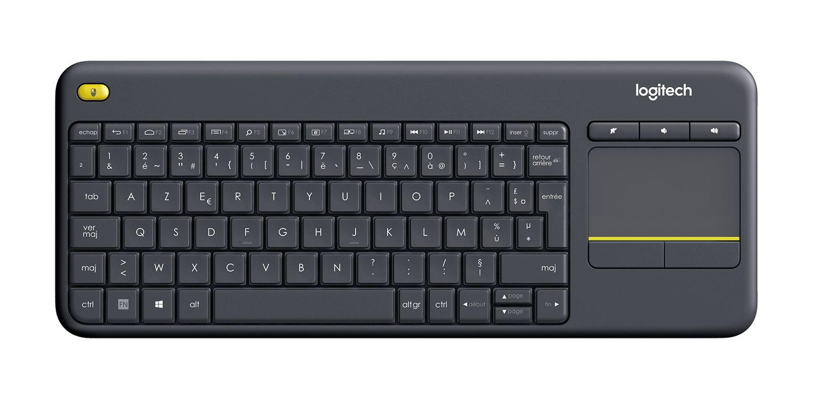 Teclado LOGITECH K400 Plus (Francês - Tamanho completo - RF Wireless - Preto), miniatura 3
