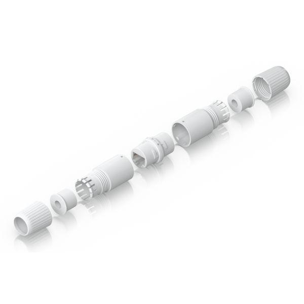 Acoplador RJ45 UBIQUITI UACC-RJ45-Coupler-C6A-Outdoor (RJ-45 - Cat6a), miniatura 3