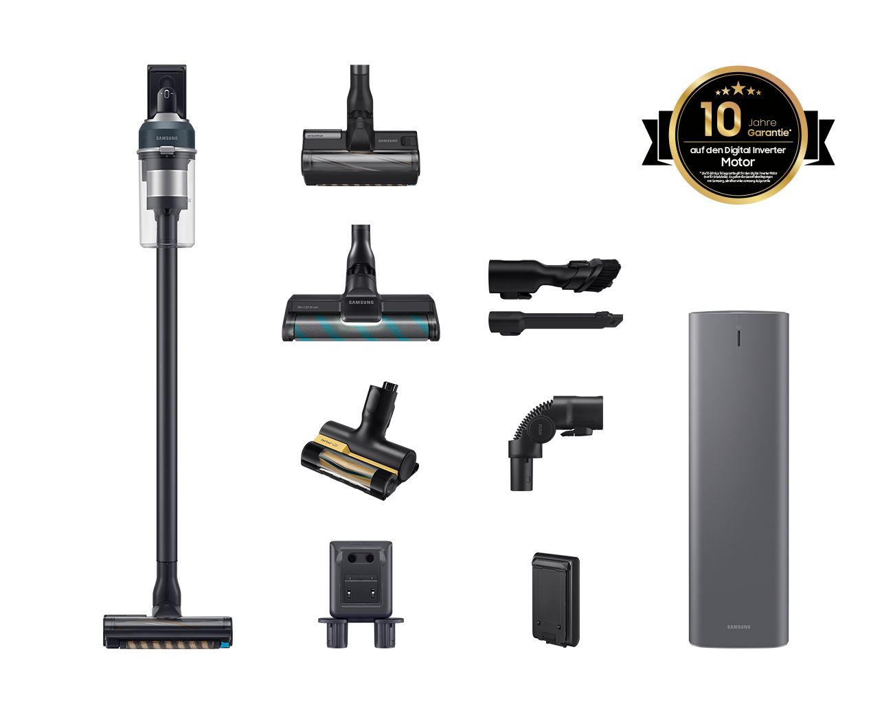 Aspirador Vertical SAMSUNG VS20C85G4PB/WD Jet 85 CompleteClean Plus (Altura 93 cm - Azul)