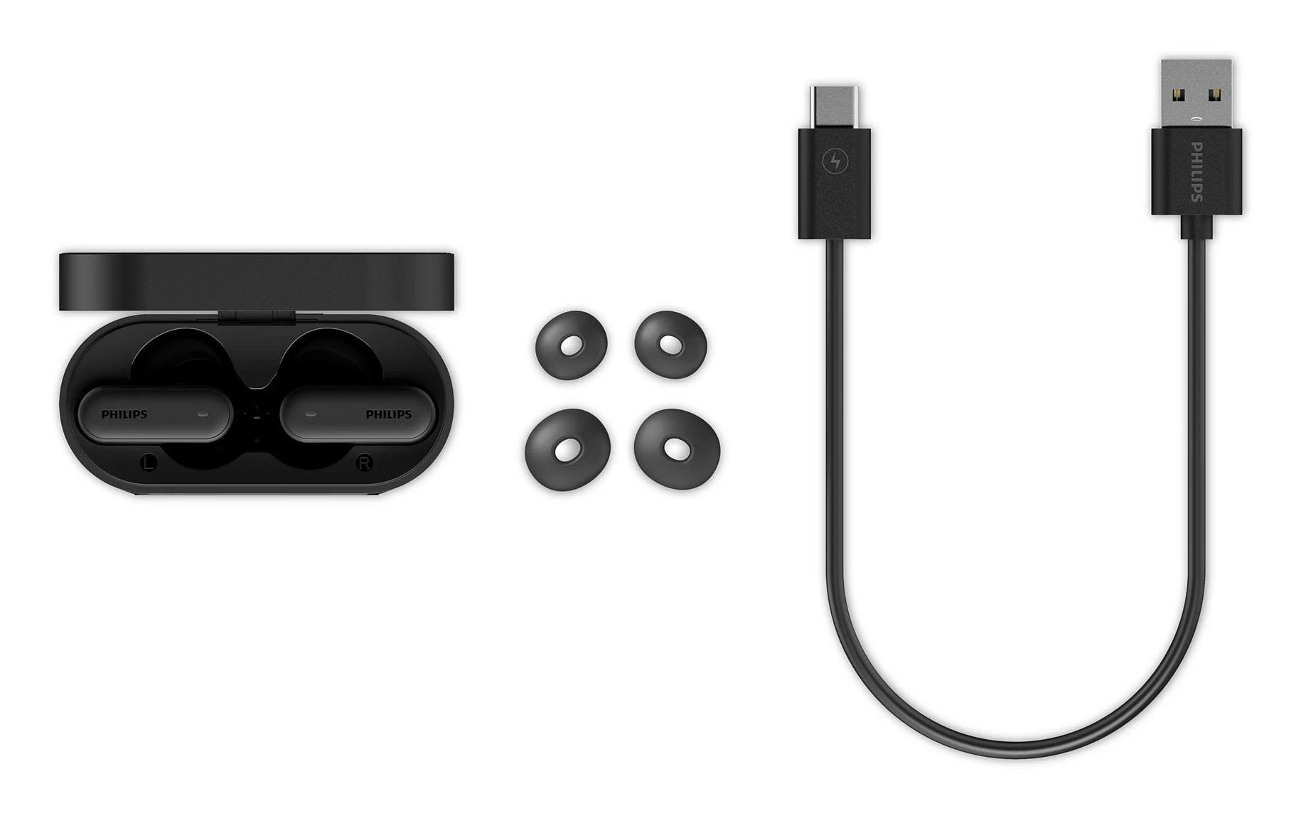 Auscultadores PHILIPS TAT6000BK/00 (Binaural - True Wireless Stereo - Intra-aural - Preto), miniatura 8