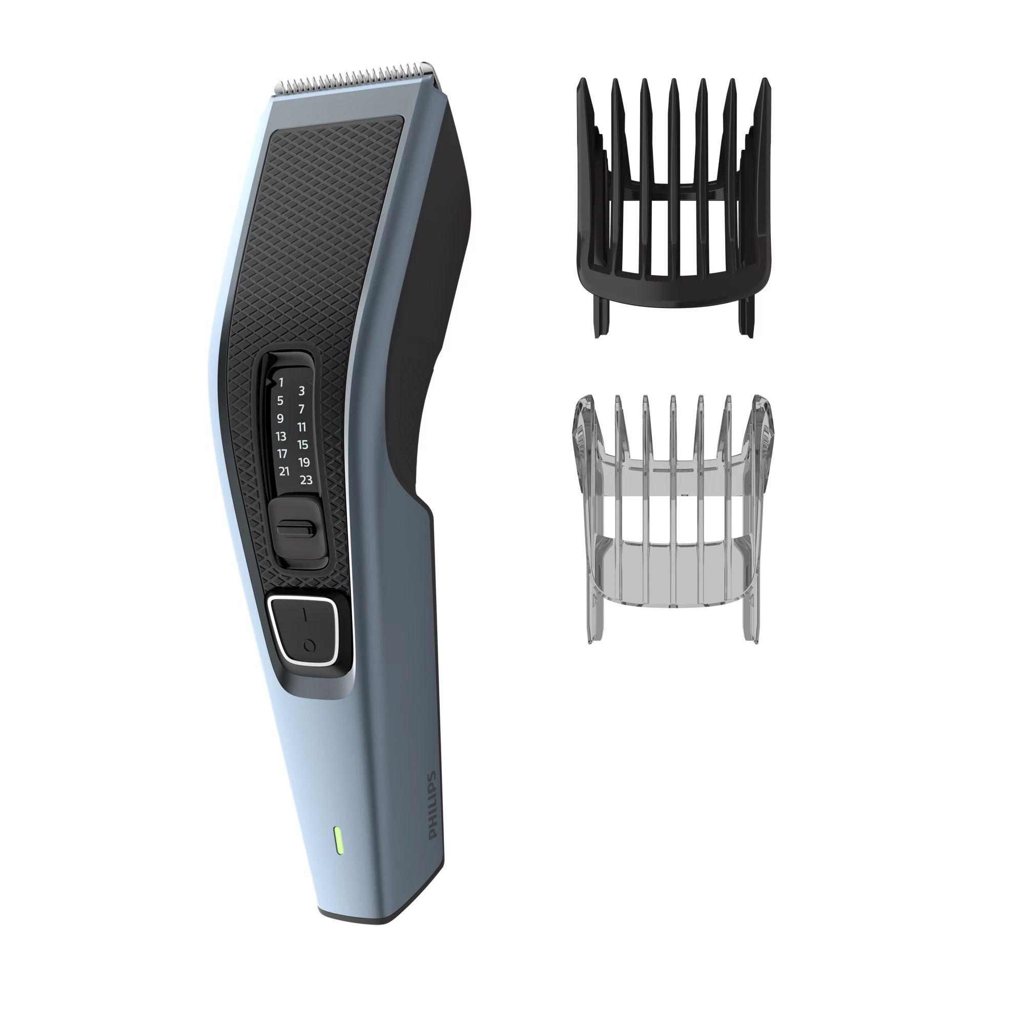 Máquina de Cortar Cabelo PHILIPS HC3530/15 (Aço inoxidável - Preto/Azul)