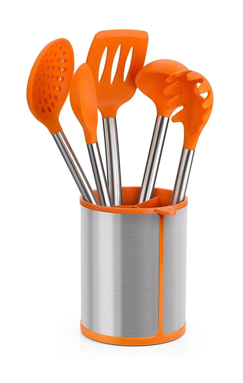 Conjunto de Utensílios de Cozinha BRA Efficient A195011 (5 Peças - com Suporte)