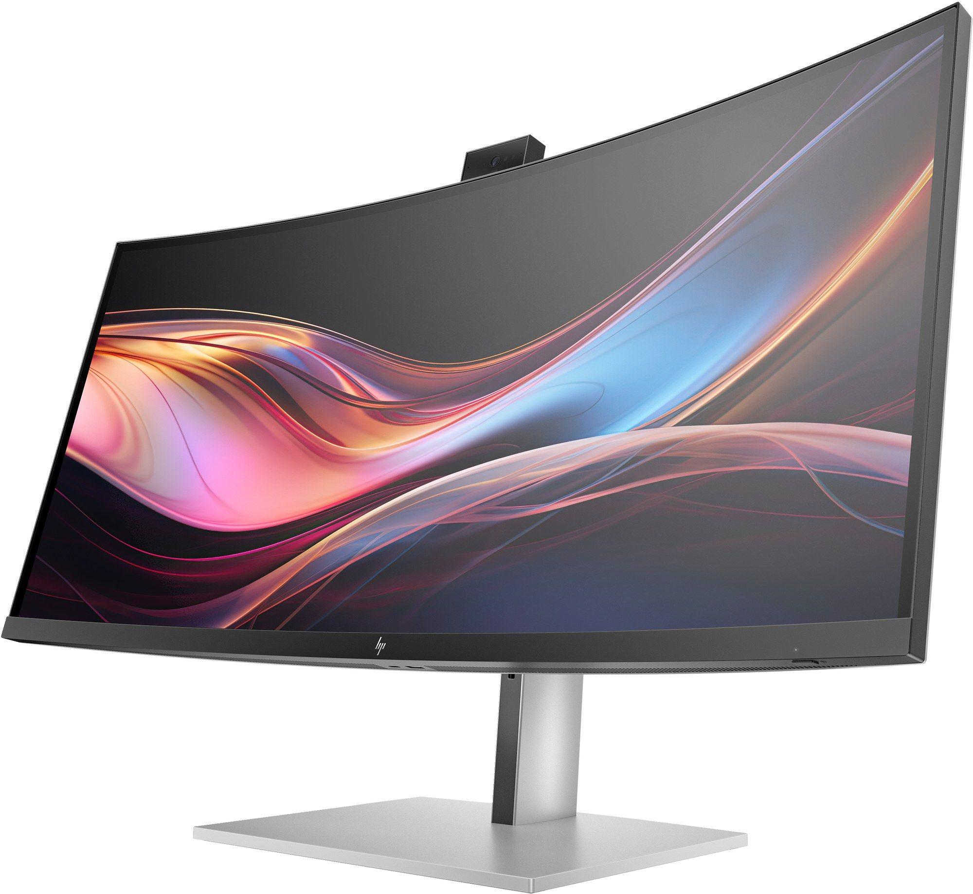 Monitor de Videoconferência HP Series 7 Pro 734pm (34" - IPS Black - 120 Hz - Preto/Prateado) — miniatura 3