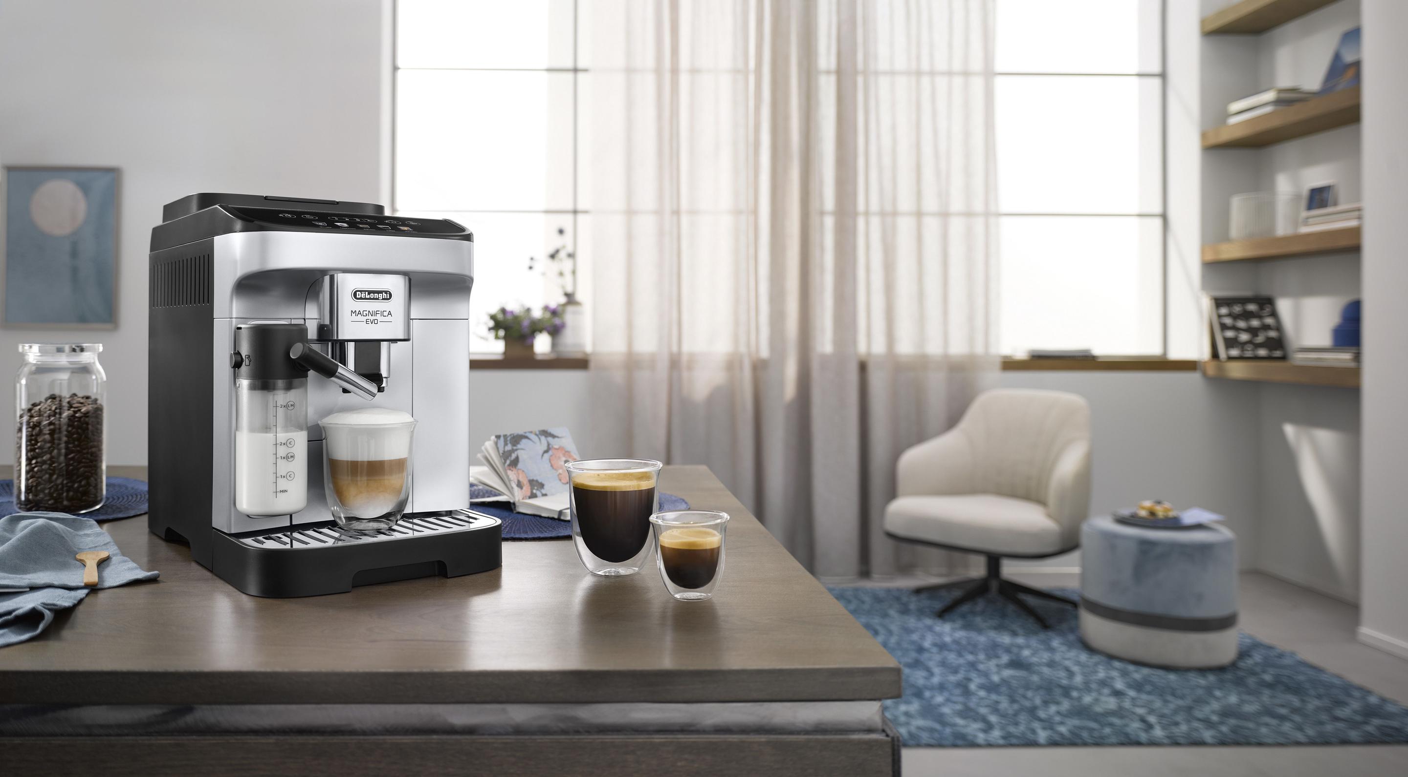 Máquina de Café Automática DELONGHI Magnifica Evo ECAM290.61.SB (Grãos de café - 1450 W - 15 bar - Preto e Prateado), miniatura 5