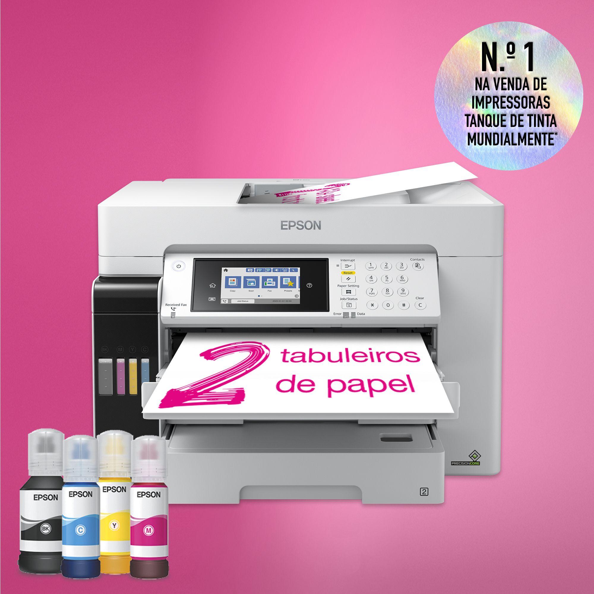 Impressora Multifunções EPSON EcoTank Pro ET-16685 (A3 - Impressão a cores - 250 folhas - Branco) — miniatura 6