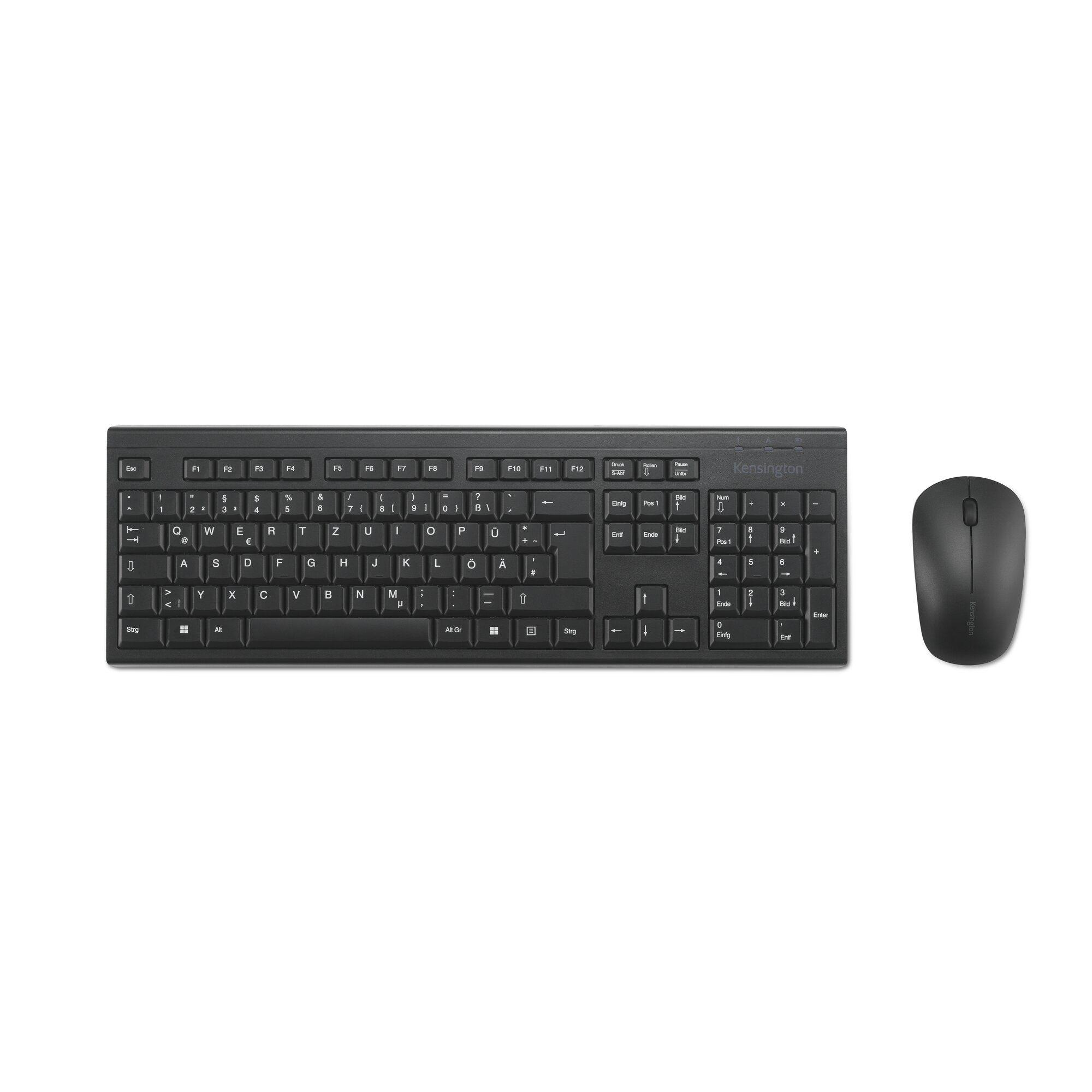 Teclado KENSINGTON KM150 EQ (Alemão - Membrana - Tamanho completo - Preto), miniatura 4
