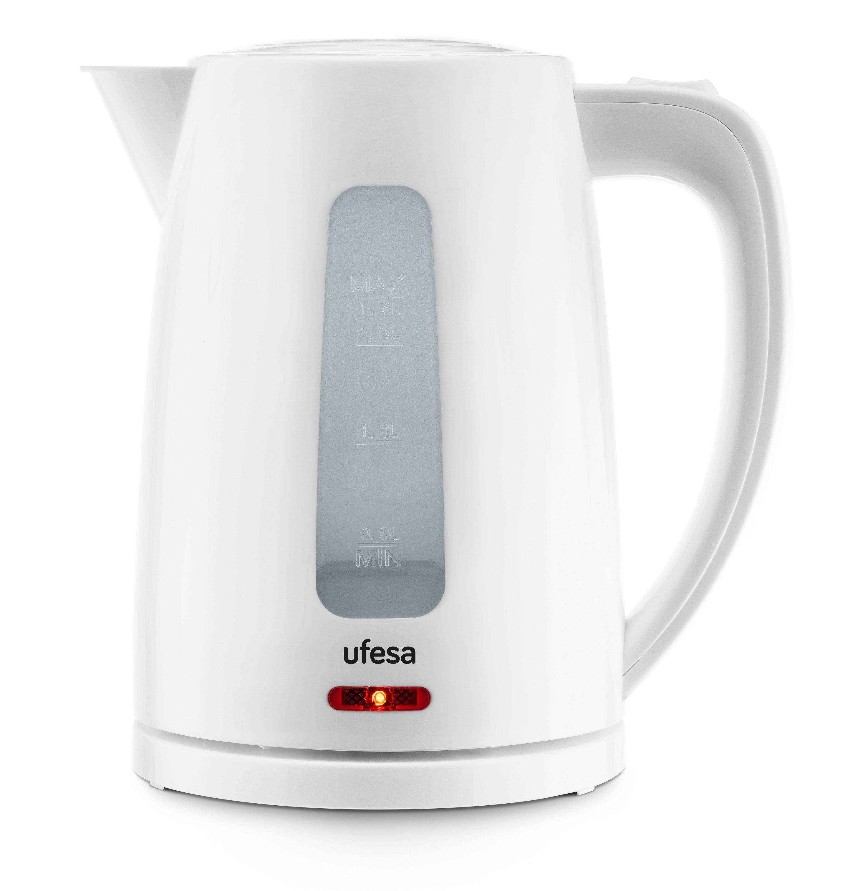 Jarro Elétrico UFESA Eyre (2200 W - 1,7 l - Aço inoxidável - Branco)