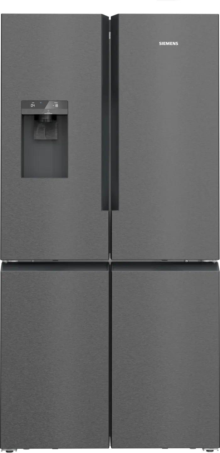 Frigorífico de Portas Francesas Independente SIEMENS KF96DAXEA (574 L - Home Connect - 183x90,5x73,1 cm - Preto/Inox)