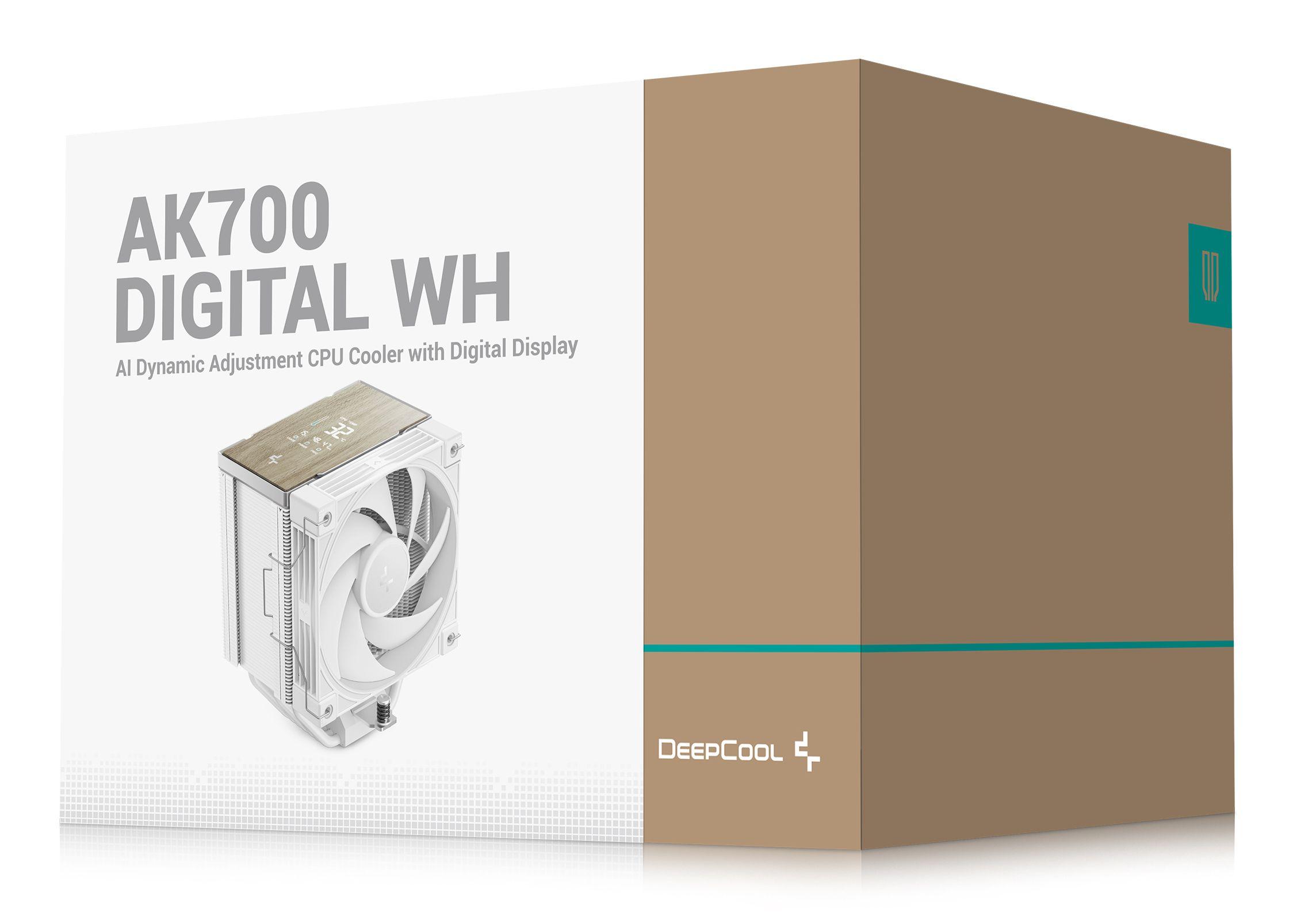 Dissipador de CPU DEEPCOOL AK700 Digital WH (Alumínio - Branco) — miniatura 9