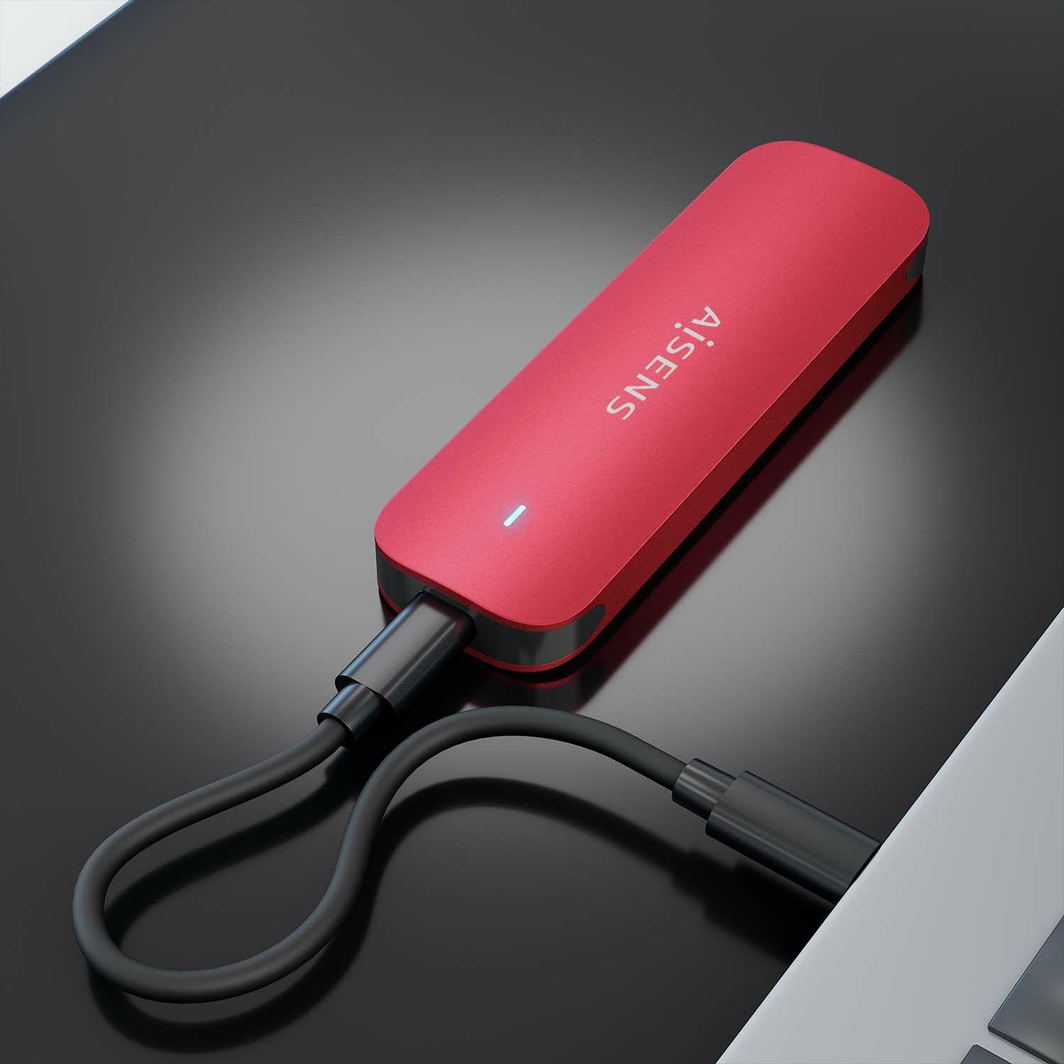 Caixa Externa AISENS ASM2-027RED (2 TB - M.2 - Vermelho), miniatura 5