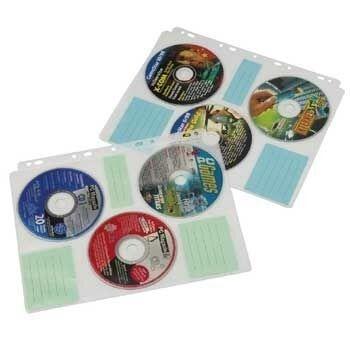 Mangas de Índice para CD HAMA 49835 (Transparente)