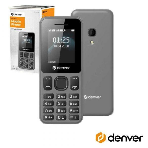 Telemóvel Sénior DENVER FAS-1880L (1,77" - Preto)