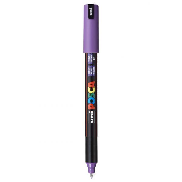 Marcador de Pintura POSCA PC-1MR (Plástico - Violeta), miniatura 2