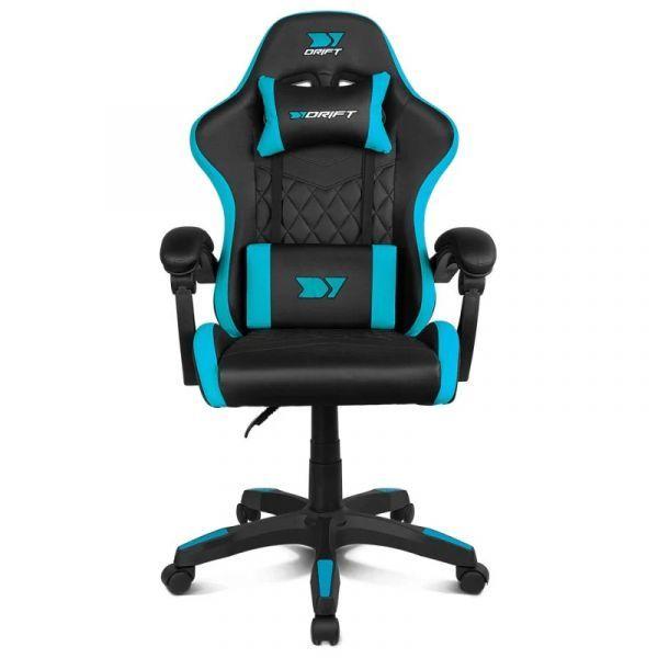 Cadeira Gaming DRIFT DR35 (100 kg - 10 cm - Poliuretano - Preto/Azul), miniatura 2