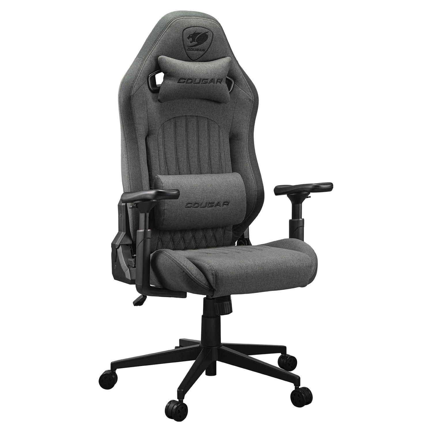 Cadeira Gaming COUGAR Explore Royal Gray F (120 kg - Tecido - Cinzento - Cinzento e preto), miniatura 3