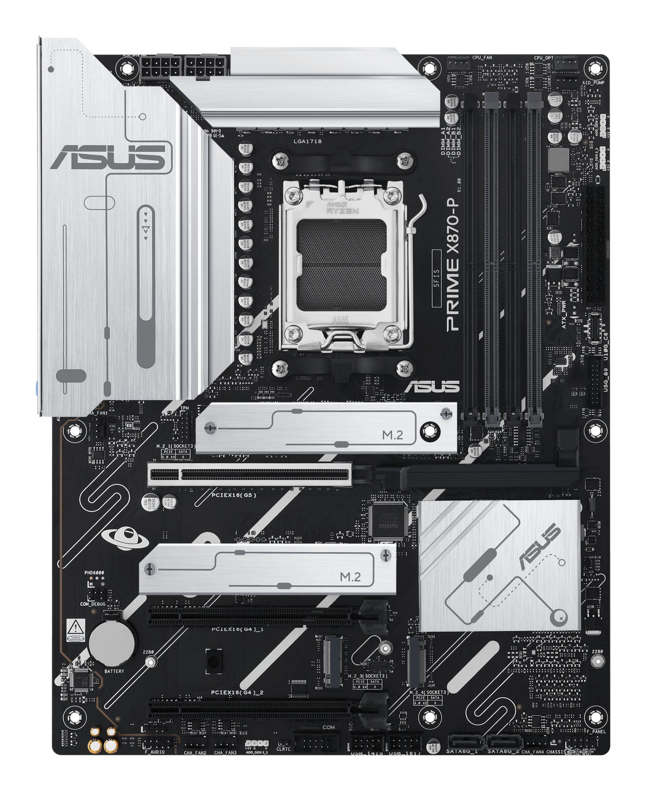 Motherboard ASUS PRIME X870-P (AM5 - ATX - Duplo canal - Preto), miniatura 2