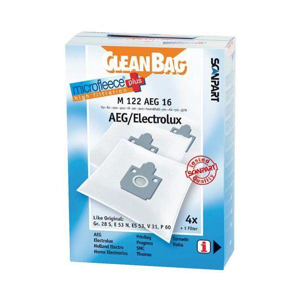 Sacos para Aspirador SCANPART CleanBag M122AEG16 (4 Sacos + 1 Filtro), miniatura 2