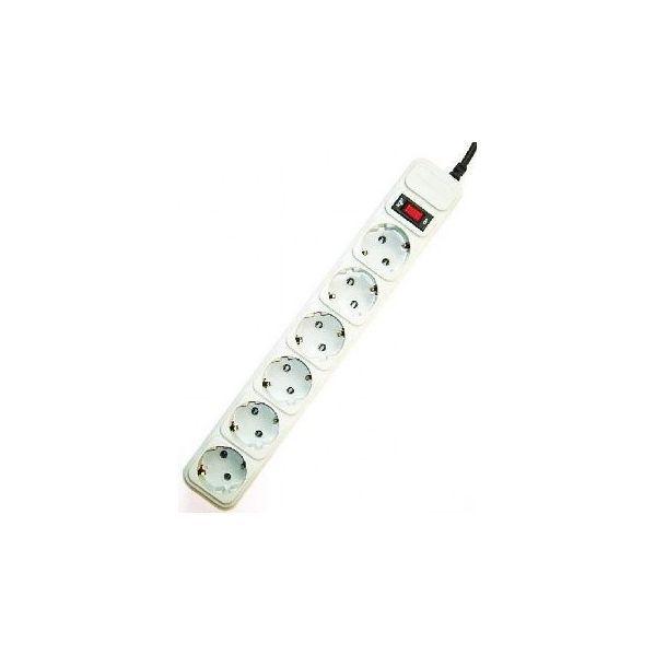 Bloco de Tomadas com Proteção contra Sobretensões GEMBIRD SPG6-B-6C (6 Tomadas - Cabo 1,8 m), miniatura 5