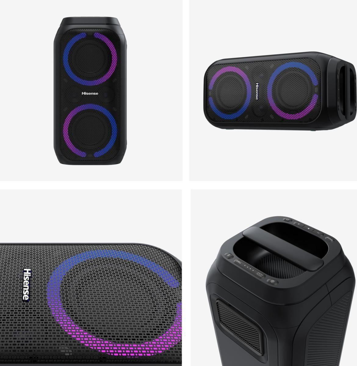 Coluna de Festa HISENSE Party Rocket 160 (160 W - Com fios e sem fios - Preto), miniatura 10