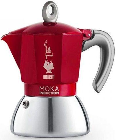 Cafeteira Italiana BIALETTI New Moka Induction (Vermelho e Inox), miniatura 2