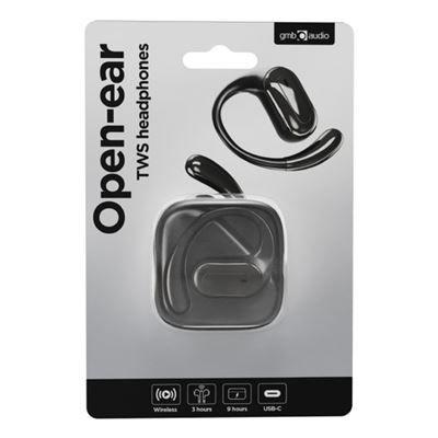 Headset Bluetooth GEMBIRD OWS-01-BK (Headset TWS Open-Ear - Bluetooth - Intra-auricular - Preto) — miniatura 3