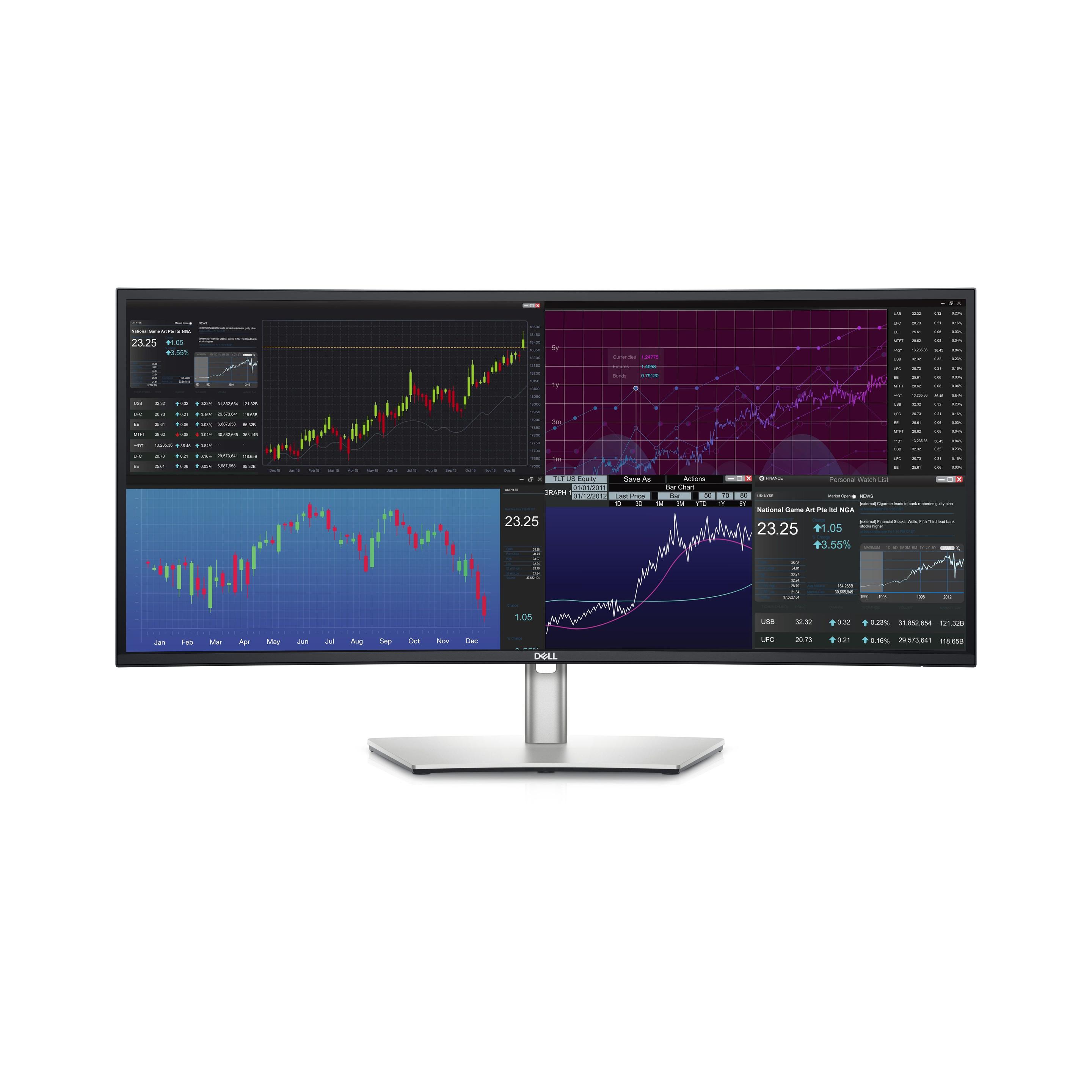 Monitor DELL UltraSharp U3423WE (34,1" - IPS - 60 Hz - Prateado) — miniatura 9