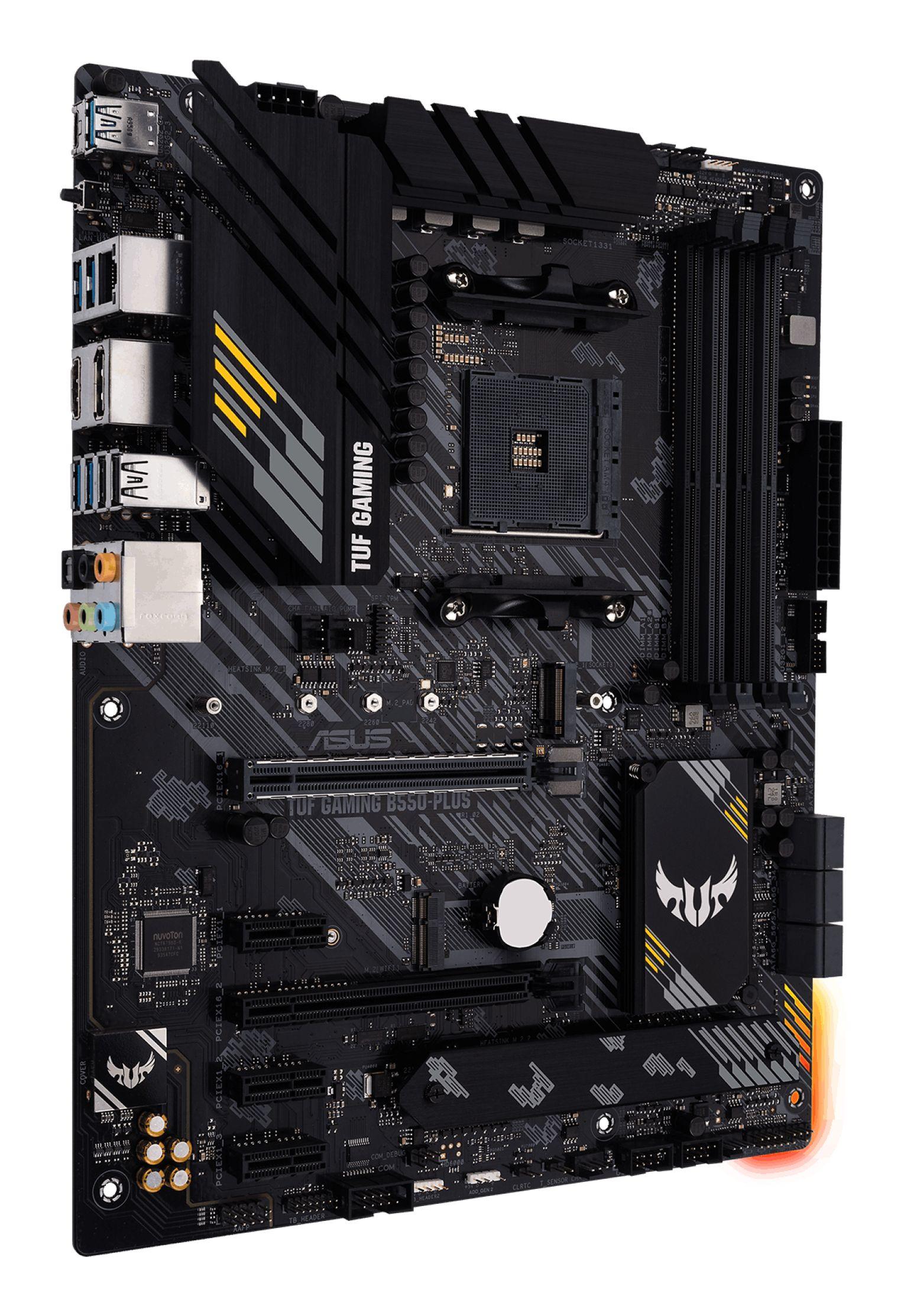 Motherboard ASUS TUF Gaming B550-PLUS (AM4 - AMD Ryzen 3000 Series - ATX - Preto), miniatura 2