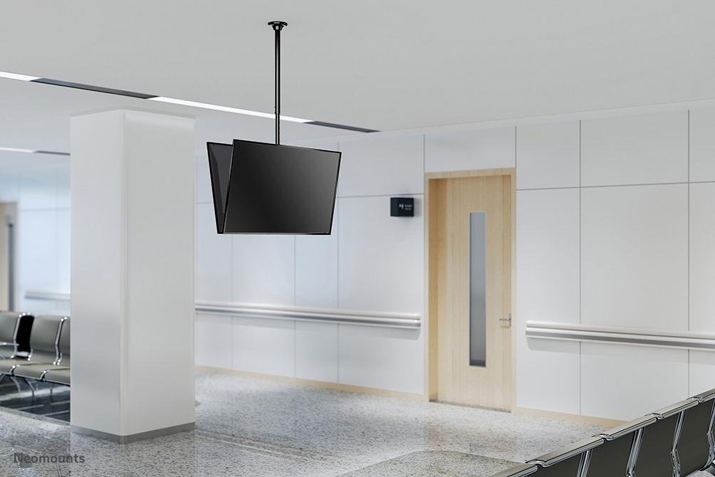 Suporte de Teto Duplo para TV NEOMOUNTS FPMA-C340DBLACK (400 x 400 mm - 100 x 100 mm - 190,5 cm - Preto), miniatura 4